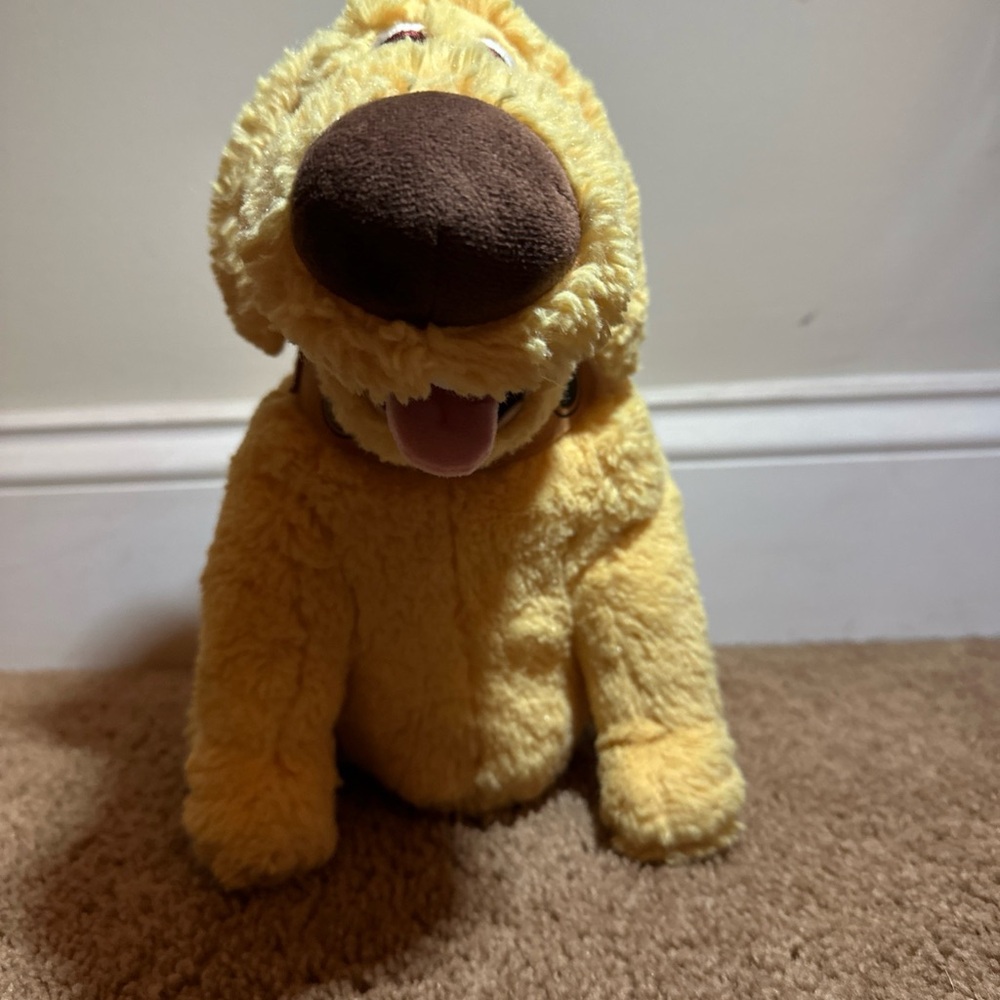 Disney Parks Pixar UP Movie Golden Retriever Doug Plush Toy Stuffed Animal Dug - Picture 4 of 11